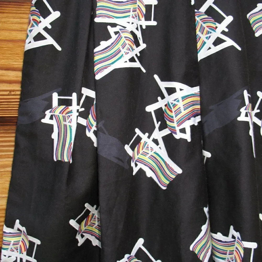 NWT Vintage Jeanne Marc Black High Waist Shorts
